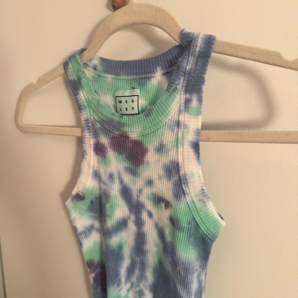 WSLY Rivington Tie Dye Crop Tank - Picture 6 of 6